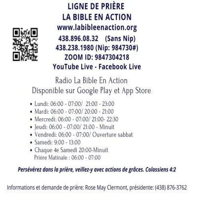 Live streaming La Bible En Action