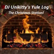 Live streaming DJ Unikitty's Yule Log