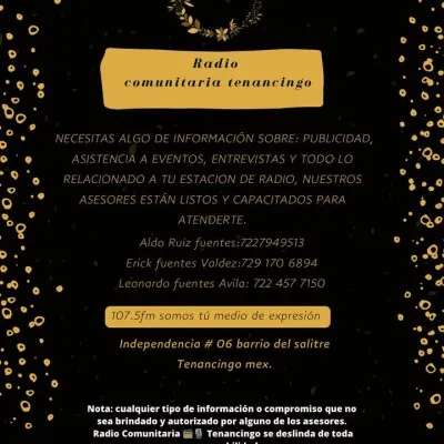 Live streaming Radio Comunitaria Tenancingo