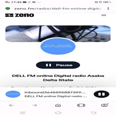 Live streaming Dell Fm online digital radio Asaba Delta State