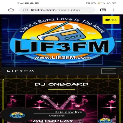 Live streaming LIF3 FM