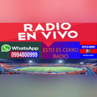 Live streaming Esto es Cerro con Monchi Bogarin Radio