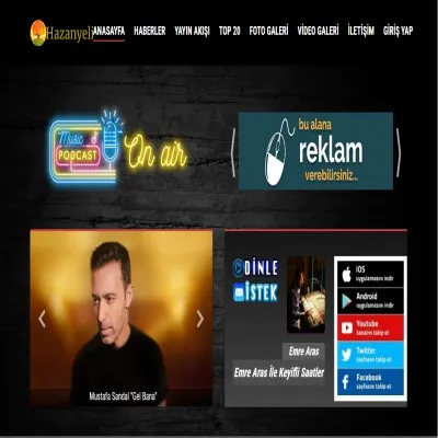 Live streaming Hazanyeli̇fm