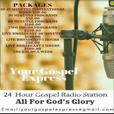 Live streaming Your Gospel Express